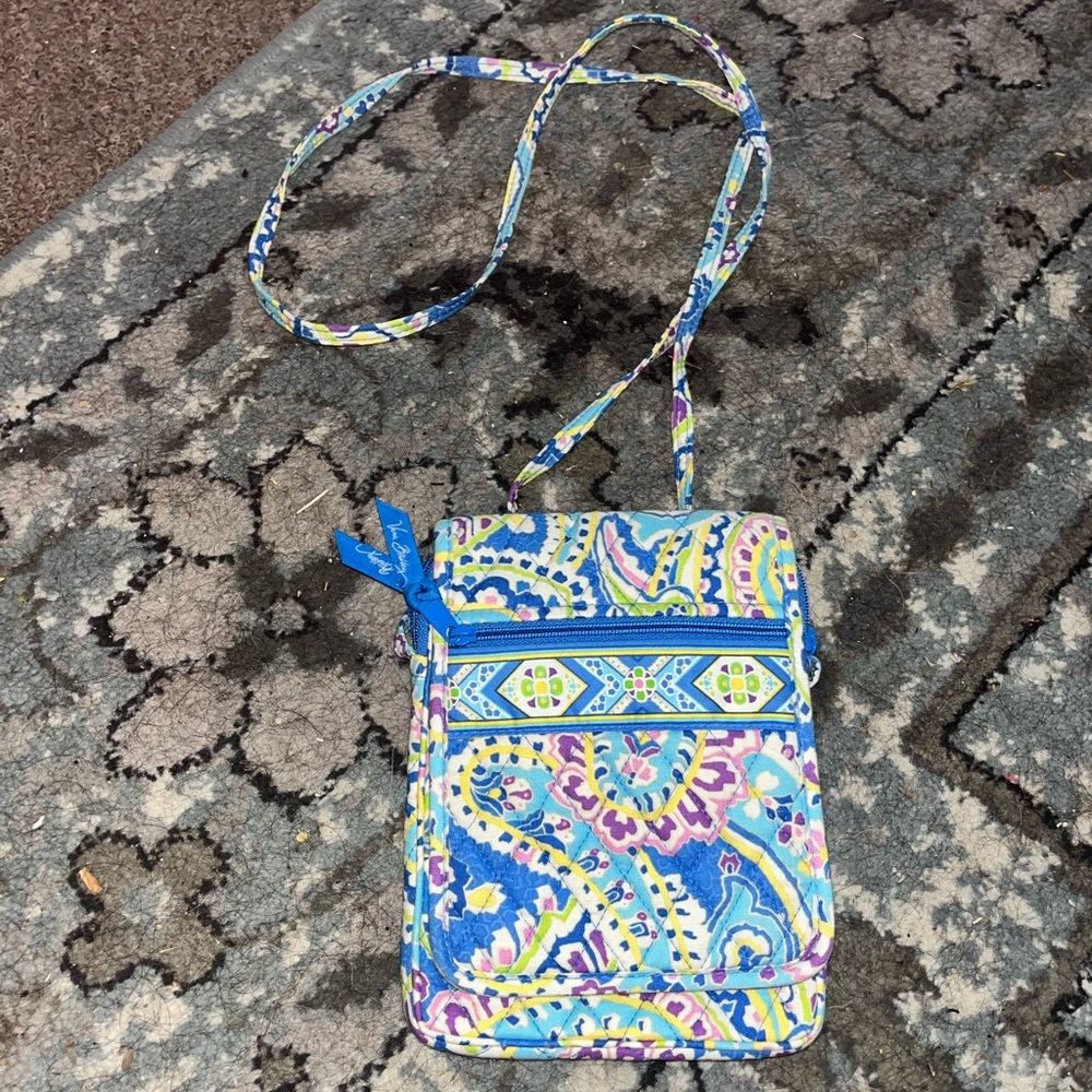 Vera Bradley Mini Hipster Crossbody Bag “Capri Blue"